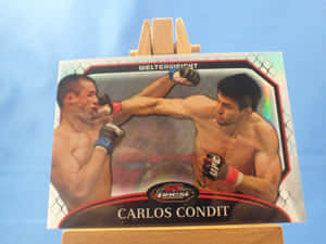 Carlos Condit, American Mixed Martial Artist In Action Wallpaper