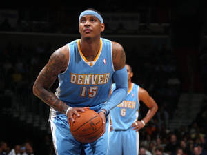 Carmelo Anthony Nba Game Denver 15 Wallpaper