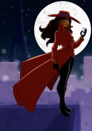 Carmen Sandiego Tracking A Clue Around The World Wallpaper