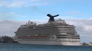 Carnival Dream Cruise Ship Departure Wallpaper