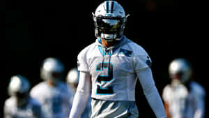 Carolina Panthers Dj Moore Panthers Training Camp Wallpaper