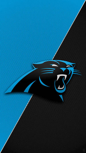 Carolina Panthers Logo Blue And Black Wallpaper