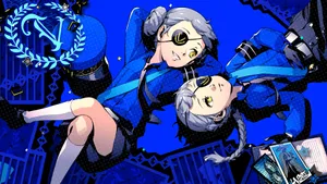 Caroline And Justine, The Sphinx Twins Of Persona 5 Wallpaper