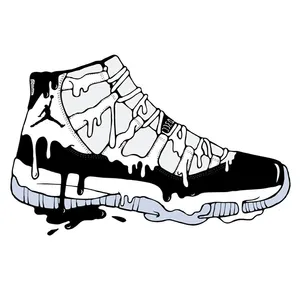 Cartoon Jordan Shoes 2009 Wallpaper