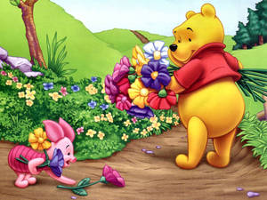 Cartoons Winnie And Piglet Wallpaper