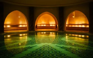 Casablanca Mosque Pool Wallpaper