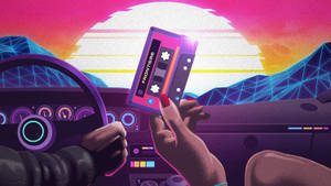 Cassette Tape Digital Art Wallpaper