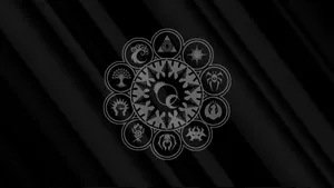 Cast A Powerful Spell With A Minimalistic Magic Circle Wallpaper