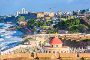 Castillo San Felipe Del Morro Aerial View Wallpaper