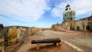 Castillo San Felipe Del Morro Old Cannon Wallpaper