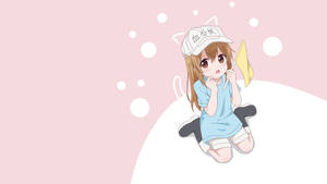 Cat Ears Platelet Cells At Work Wallpaper