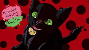 Cat Noir Animal Figure Wallpaper