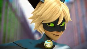 Cat Noir Smiling Wallpaper