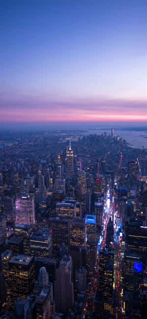 Catch A Beautiful City Sunset With Your Iphone. Wallpaper