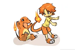 Catch A Hot Fire: Cute Charmander Wallpaper