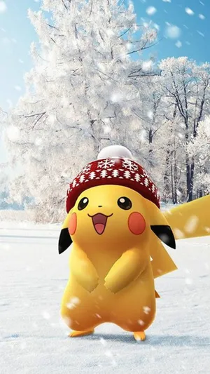 Catch Some Festive Fun With Pokemon This Holiday! Wallpaper