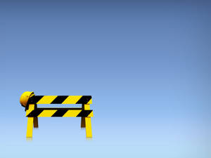 Cautioned Maintenance In Progress Wallpaper