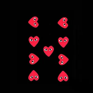 Cdg Heart Letter H Wallpaper