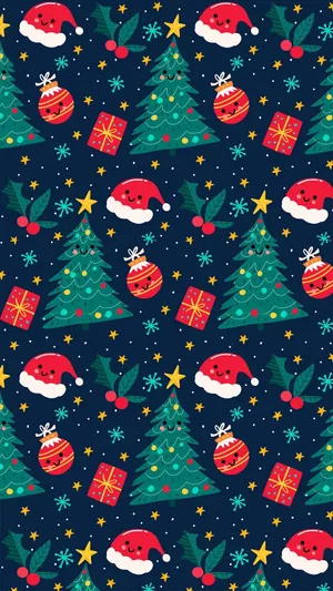 Celebrate A Cozy And Cute Christmas This Season! Wallpaper