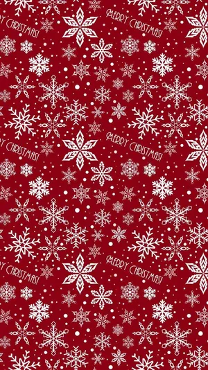 Celebrate Christmas With A Red Aesthetic Wallpaper