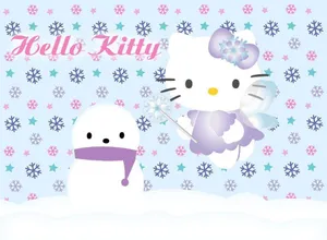 Celebrate Christmas With Hello Kitty Wallpaper