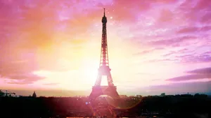 Celebrate Love In The City Of Lights Wallpaper