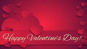 Celebrate Love This Year With A Heartwarming Happy Valentine's Day Wallpaper