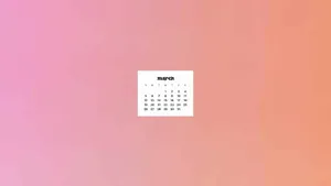 Celebrate March With This Fun Desktop Wallpaper! Wallpaper