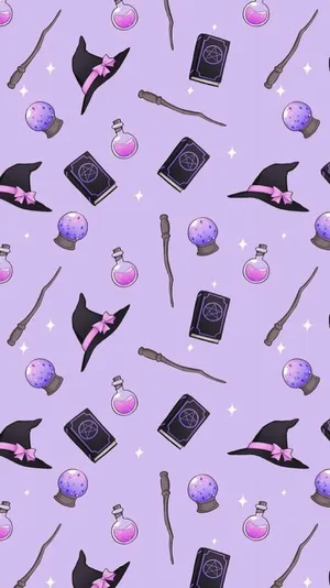 Celebrate Purple Halloween With Vibrancy And Style! Wallpaper