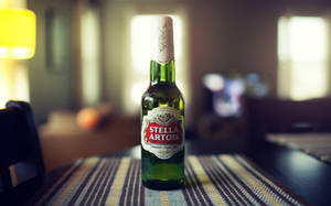 Celebrate Quality With Award-winning Stella Artois Lager Wallpaper