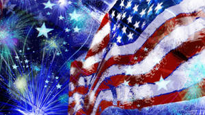 Celebrate The 4th Of July With This Festive Background! Wallpaper