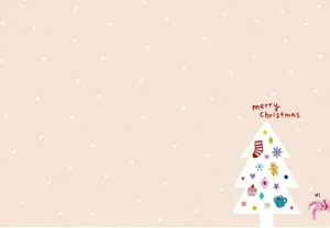 Celebrate The Holidays With A Colorful Mid-century Pastel Christmas Wallpaper