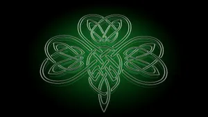 Celebrate The Luck Of The Irish With A Shamrock! Wallpaper