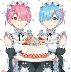 Celebrate The Special Day With This Wonderful Happy Birthday Anime Wallpaper Wallpaper