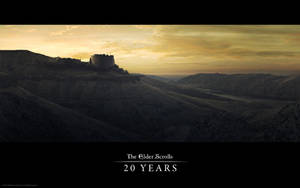 Celebrating 20 Years Of Adventure In The Elder Scrolls Wallpaper