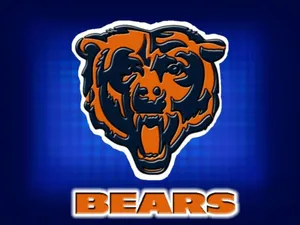Celebrating An Iconic Win In Chicago Bears' Blue Wallpaper