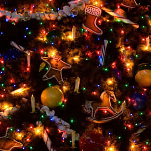 Celebrating Christmas On The Ipad Wallpaper