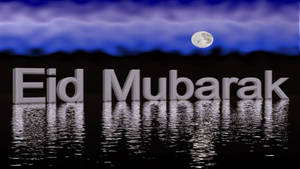 Celebrating Eid Mubarak Under The Moonlight Wallpaper