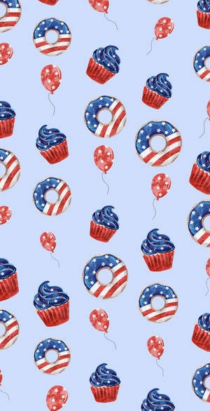 “celebrating Independence Day Among Friends And Family” Wallpaper