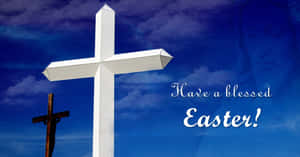 Celebrating The Risen Christ On Religious Easter Wallpaper