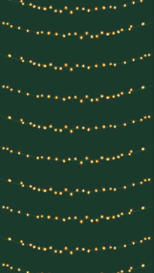 Celebratory Dark Green Christmas Wallpaper