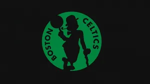 Celtics Black And Green Logo Wallpaper