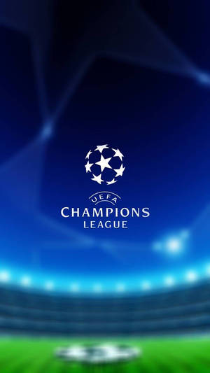 Champions League Logo On Stadium Wallpaper