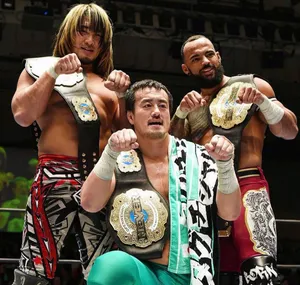 Champions Triowith Hiroshi Tanahashi Wallpaper