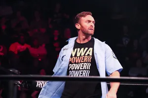 Championship Athlete, Nick Aldis In Action Wallpaper