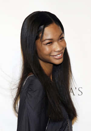 Chanel Iman Smiling Profile Wallpaper