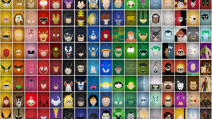 Character Faces Comic Book Wallpaper