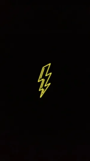 Charge Your Iphone With Ease With A Lightning Bolt Wallpaper