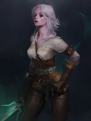 Charismatic Ciri Witcher 3 Phone Wallpaper