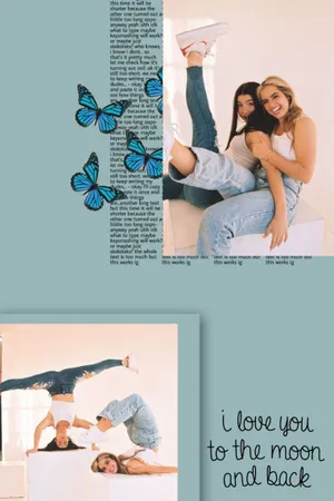 Charli And Addison Aesthetic Collage Wallpaper